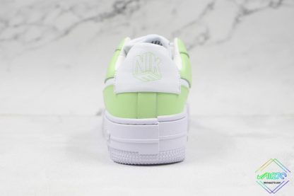 Nike Air Force 1 Pixel Neon Green heel