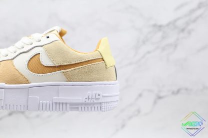 Nike Air Force 1 Pixel Sail Tan swoosh