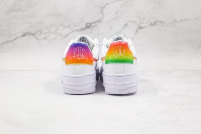 Nike Air Force 1 Pxel Iridescent Swoosh heel