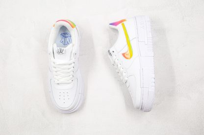 Nike Air Force 1 Pxel Iridescent Swoosh tongue