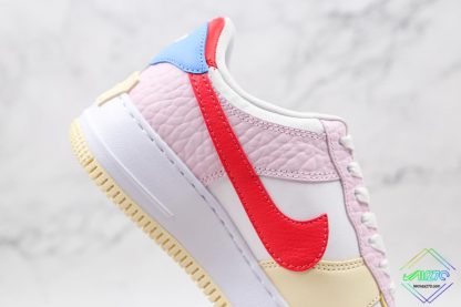 Nike Air Force 1 Shadow Pink Yellow medial side