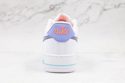 Nike Air Force 1 Sunset Branding back heel