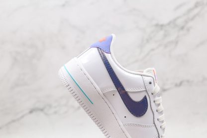 Nike Air Force 1 Sunset Branding blue swoosh