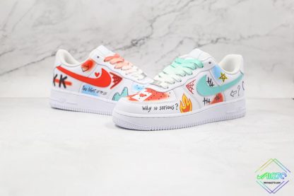 Nike Air Force 1 Why So Serious mudguard