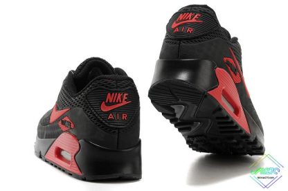 Nike Air Max 90 Disu Black Gym Red back heel logo