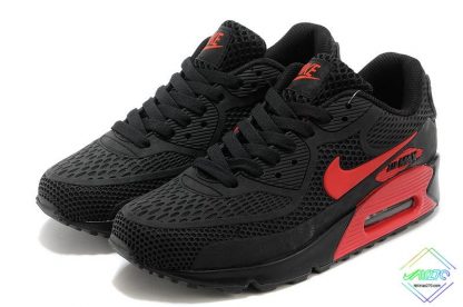 Nike Air Max 90 Disu Black Gym Red back heel logo