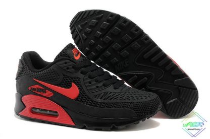 Nike Air Max 90 Disu Black Gym Red underfoot