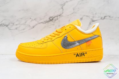 Off-White x Nike Air Force 1 University Gold