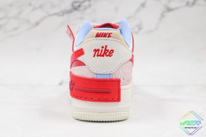 Women Air Force 1 Shadow Sail Royal Red heel