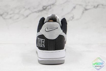 Air Force 1 07 EMB Raiders Black White back heel