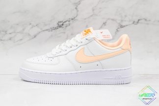 GS Air Force 1 White Hyper Crimson Tint