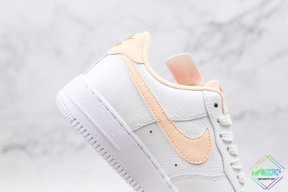 GS Air Force 1 White Hyper Crimson Tint lateral side