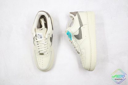 Nike Air Force 1 LXX Sea Glass Python Skin tongue