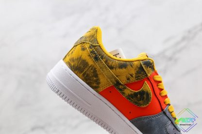 Nike Air Force 1 Low 07 Dark Sulfur Team Orange lateral side