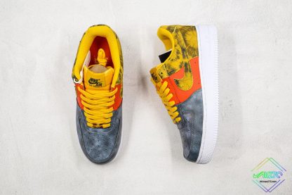 Nike Air Force 1 Low 07 Dark Sulfur Team Orange yellow