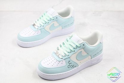 Nike Air Force 1 Low Baby Blue White overall