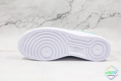 Nike Air Force 1 Low Baby Blue White underfoot