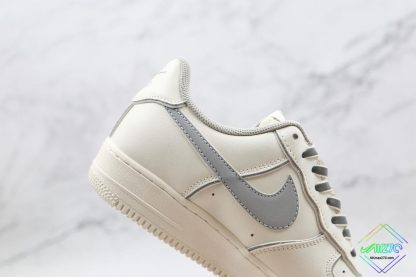 Nike Air Force 1 Low Beige 3M Reflective lateral side