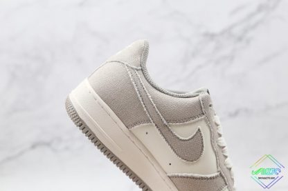 Nike Air Force 1 Low Canvas Grey medial side