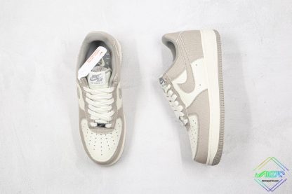 Nike Air Force 1 Low Canvas Grey tongue