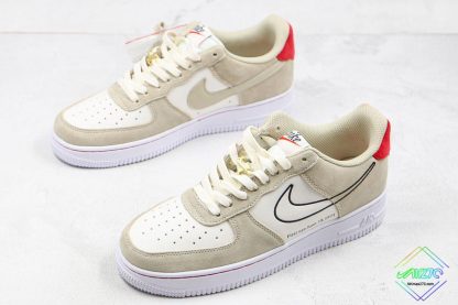 Nike Air Force 1 Low First Use Light Stone overall