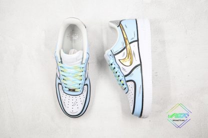 Nike Air Force 1 Low Frozen Blue Gold front