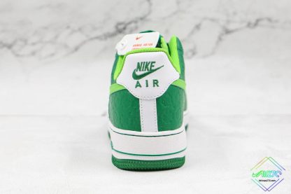 Nike Air Force 1 Low Shamrock St Patricks Day heel