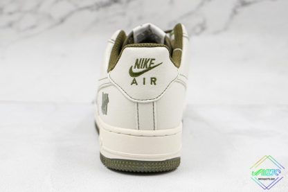 Nike Air Force 1 Low Undefeated White Green heel