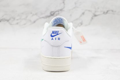 Nike Air Force 1 Low White Multi-Swoosh heel