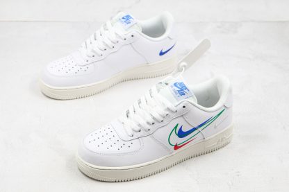 Nike Air Force 1 Low White Multi-Swoosh overall