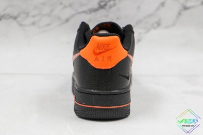 Nike Air Force 1 Low Zig Zag Black Orange heel