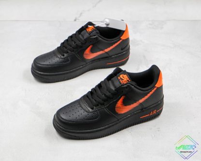 Nike Air Force 1 Low Zig Zag Black Orange overall