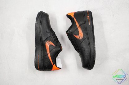 Nike Air Force 1 Low Zig Zag Black Orange shoes