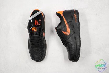 Nike Air Force 1 Low Zig Zag Black Orange sneaker