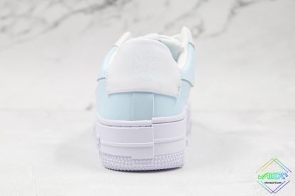 Nike Air Force 1 Pixel Low White Blue heel