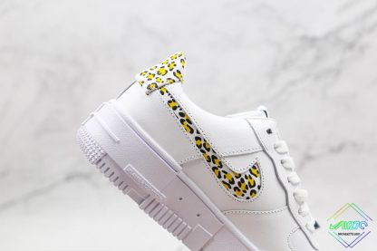 Nike Air Force 1 Pixel Neon Leopard Print lateral side