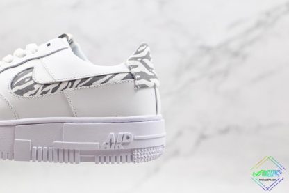 Nike Air Force 1 Pixel Zebra Print shoes