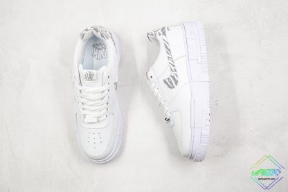 Nike Air Force 1 Pixel Zebra Print tongue