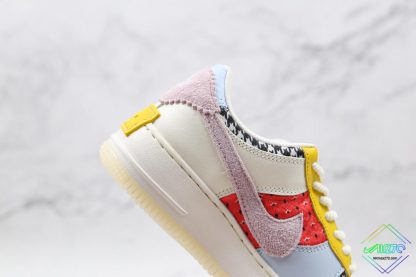 Nike Air Force 1 Shadow Patterns Textures lateral side