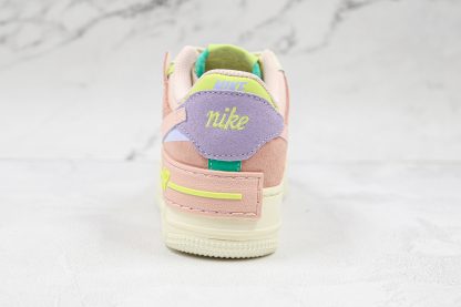 Nike Air Force 1 Shadow Violet heel