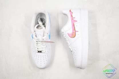 Nike Air Force 1 What the Water Droplets Swoosh tongue