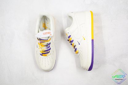 Nike Air Force 1 White Lakers Los Angeles purple