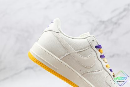 Nike Air Force 1 White Lakers Los Angeles shoes