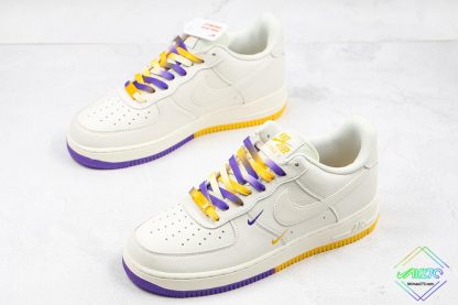 Nike Air Force 1 White Lakers Los Angeles sneaker