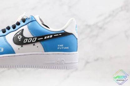 Nike Air Force 1 the Future UNC later side swoosh