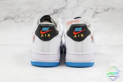 Nike Air Force Happy Hoops Sticker back heel