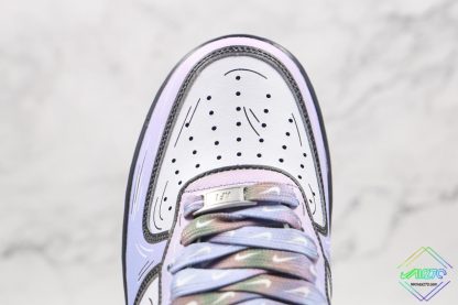 Nike Air Force Marshmallow Light Purple Blue vamp