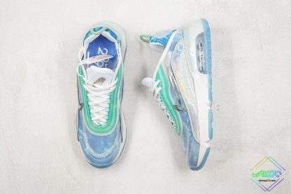 Nike Air Max 2090 Glacial Blue Water Cube tongue