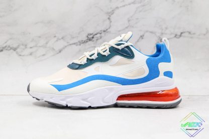 Nike Air Max React 270 White Blue Orange