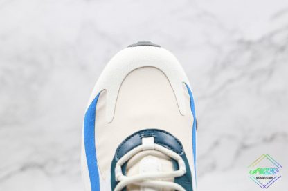 Nike Air Max React 270 White Blue Orange vamp